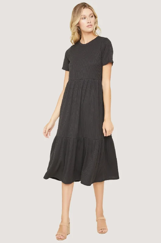 NIGHT AFTER NIGHT DRESS- BLK