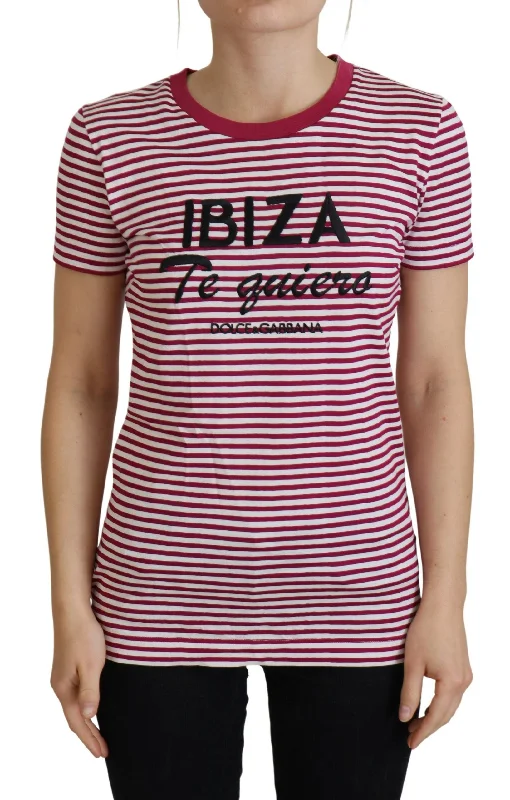 Exclusive Striped Ibiza Crew Neck Tee