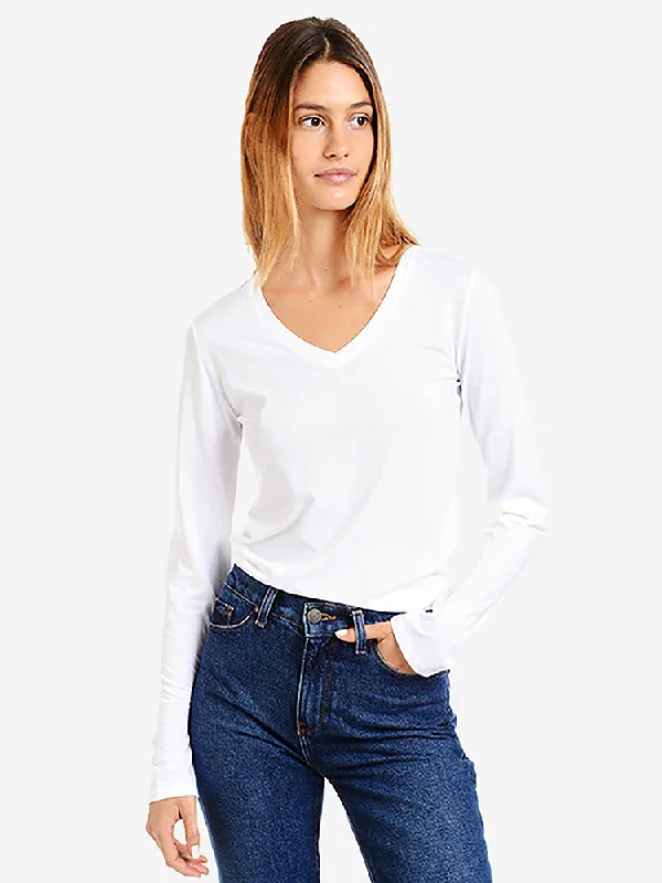 Long Sleeve V-Neck Tee Marcy