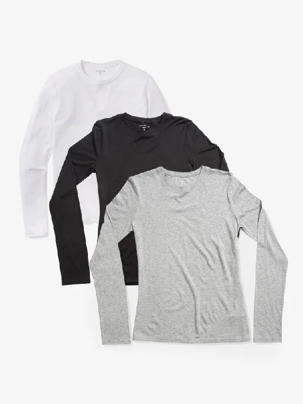 Long Sleeve Crew Tee Marcy 3-Pack