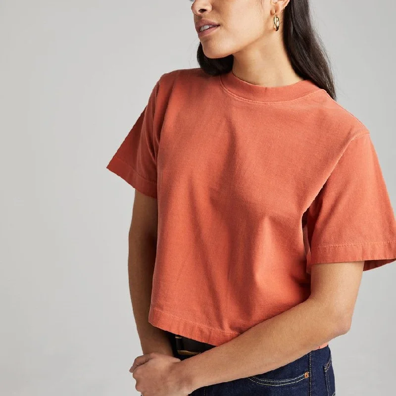 Relaxed Crop Tee (Redwood)