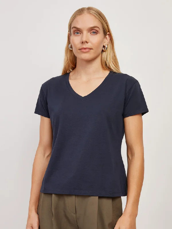 The Cotton Relaxed V-Neck Tee