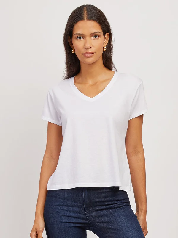 The Cotton Relaxed V-Neck Tee