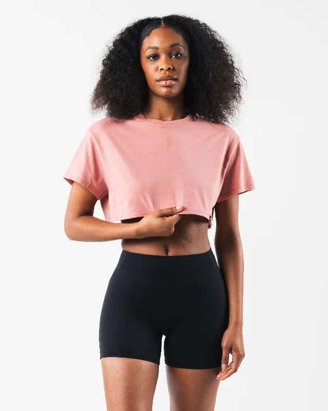 LDB Oversized Crop Tee - Primrose