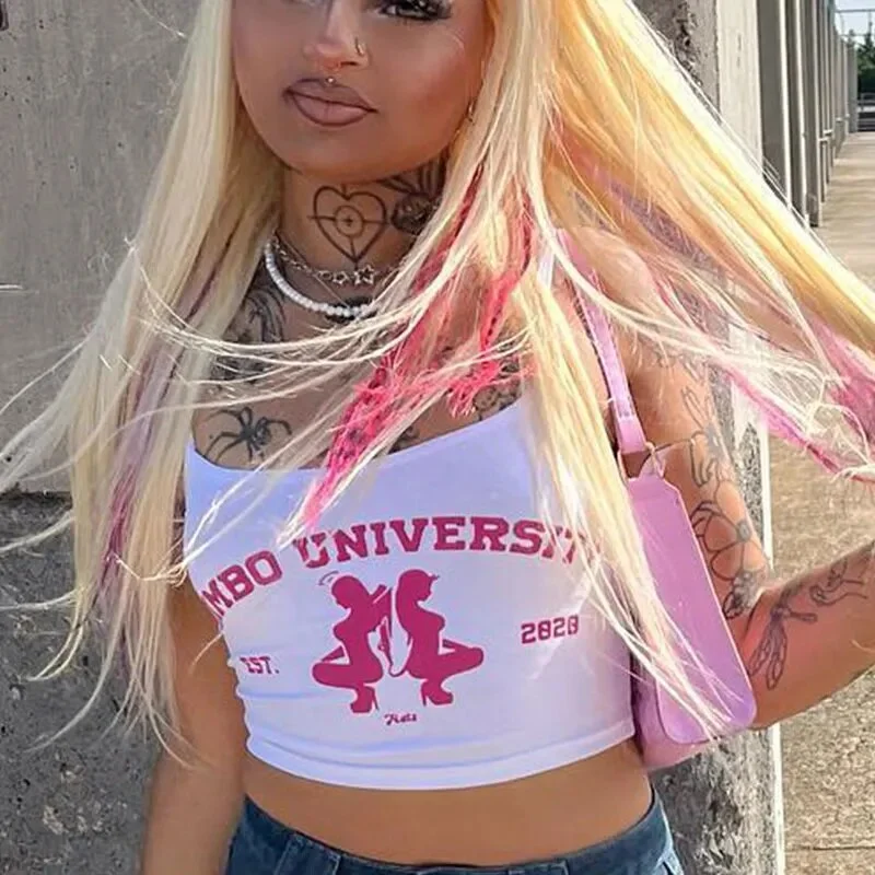 Bimbo University Crop Top