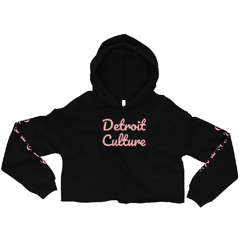 Detroit Culture Crop Top Hoody