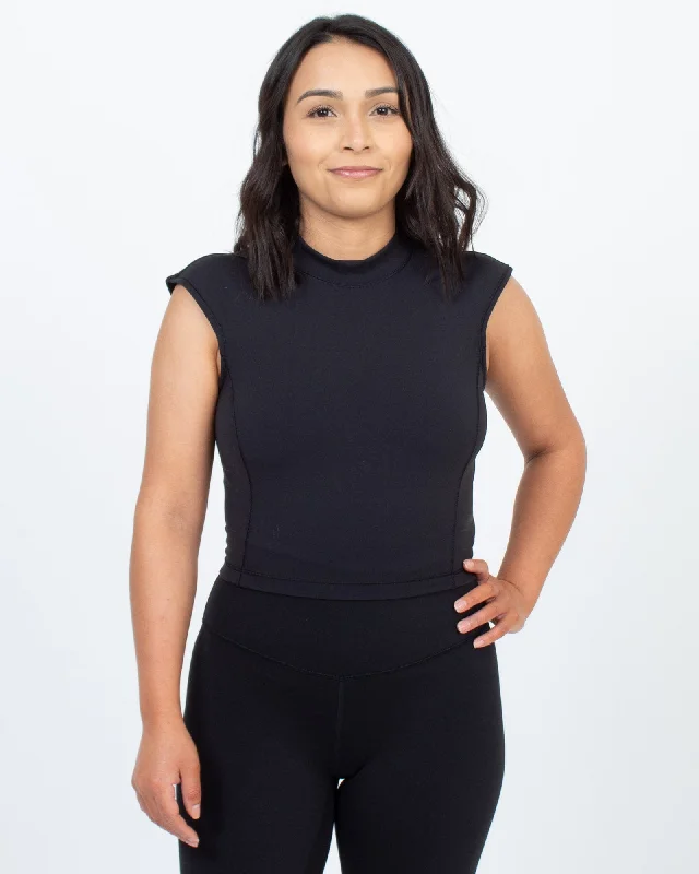 Lululemon Mock Neck Crop Top