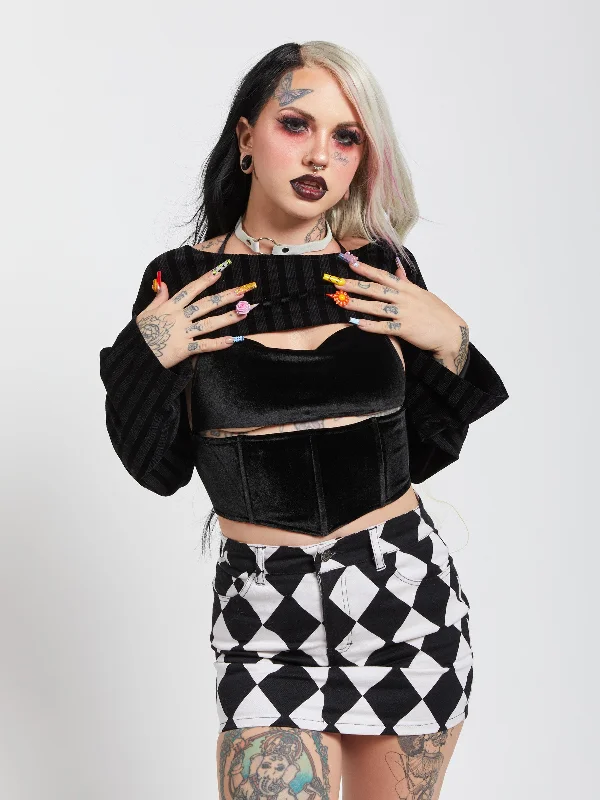 Mrs. Nosferatu Crop Top