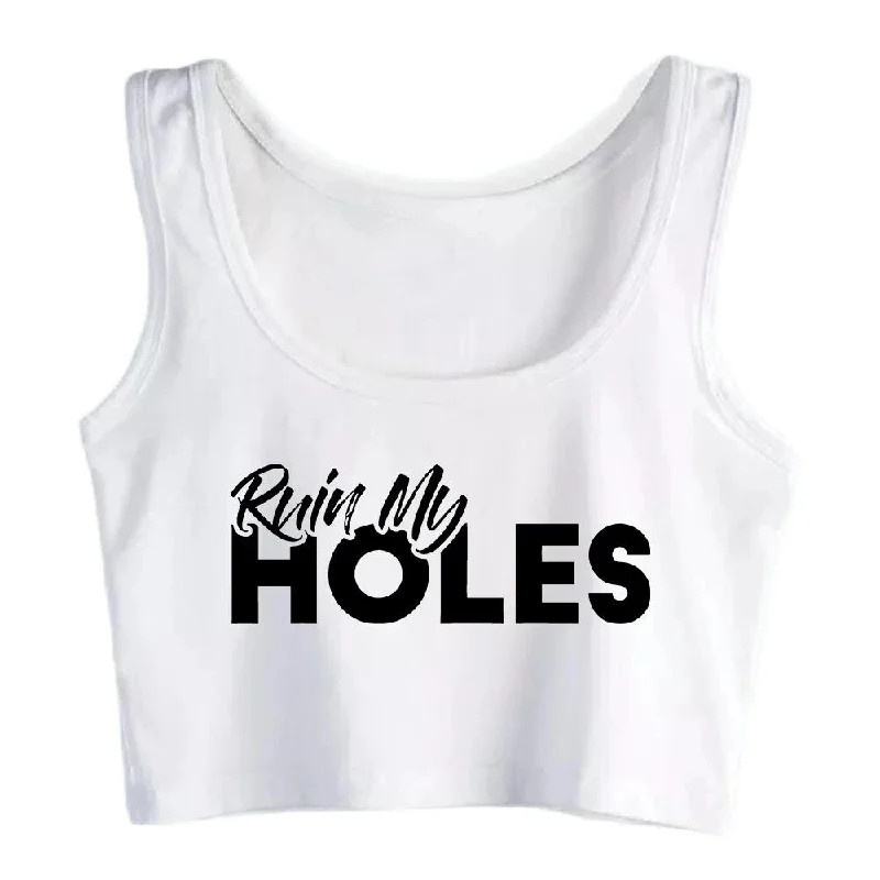 Ruin My Holes Crop Top