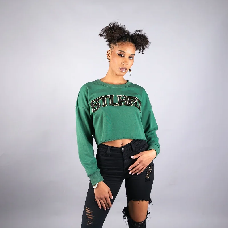 Women's STLHRT Crop Top - Shamrock