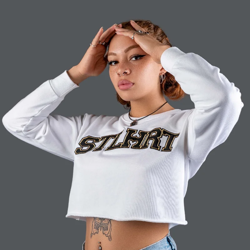 Women's STLHRT Crop Top - White