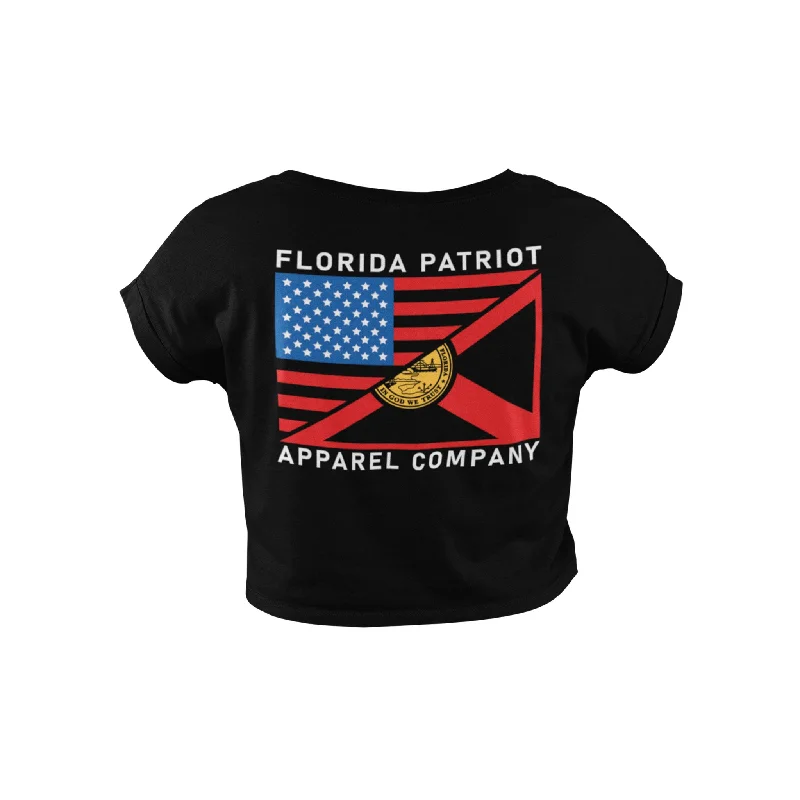 Women's United Flag Crop Top - Patriot Edition