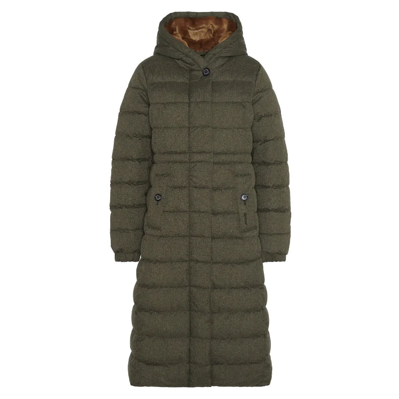 Barbour Clarence Puffer Ladies Jacket - Olive