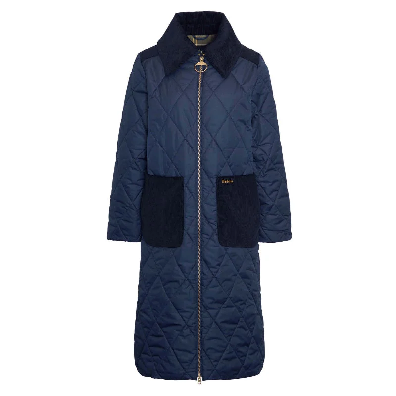 Barbour Malton Quilt Ladies Jacket - Navy/Classic