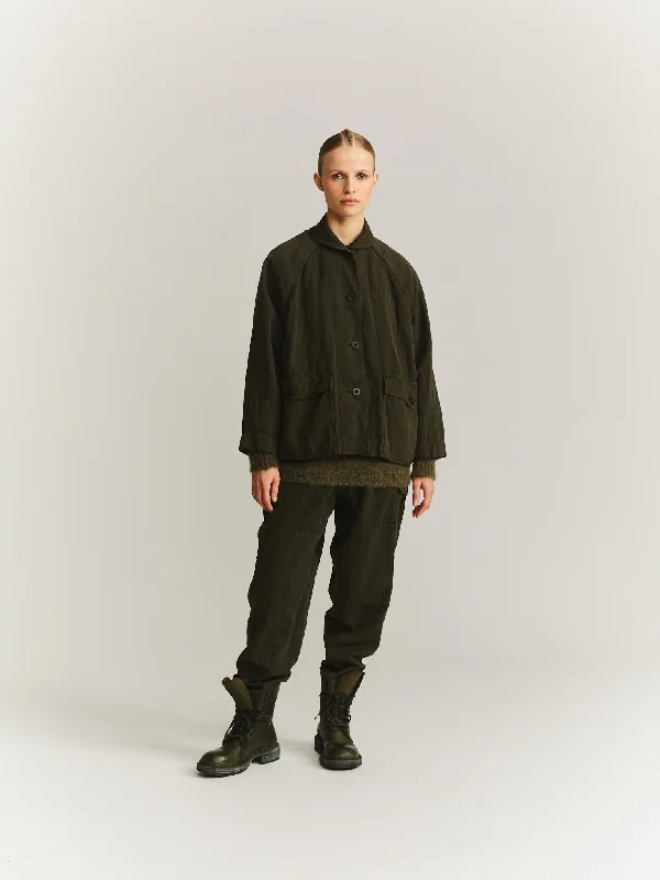 MATHILDE JACKET - BIG 2/2 - DARK KHAKI