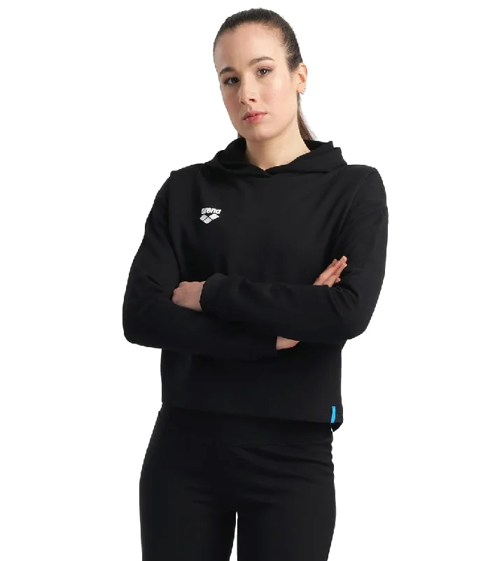 Arena Women's Fleece Pullover Hoodie Black