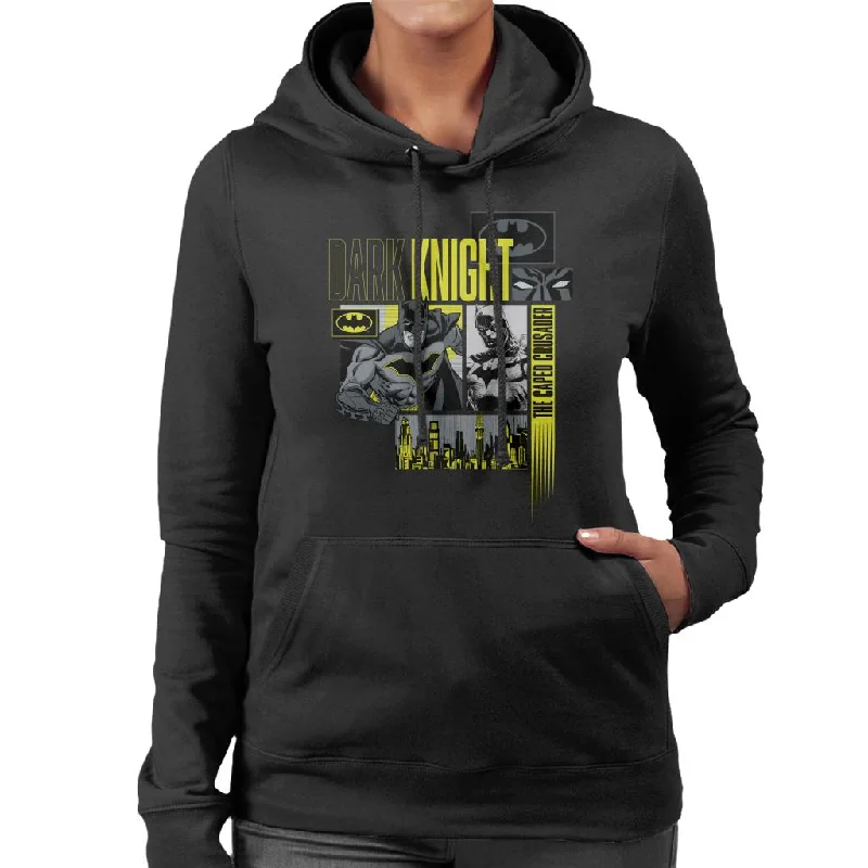 Batman Dark Knight The Caped Crusader Women's Hooded Sweatshirt