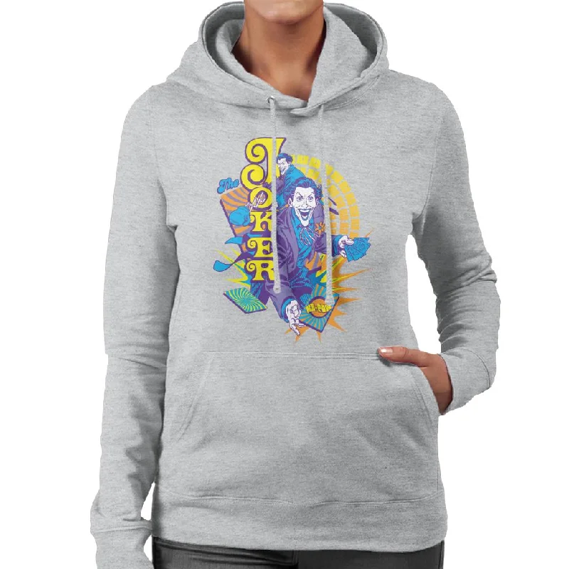 Batman The Joker Ka Pow Women's Hooded Sweatshirt