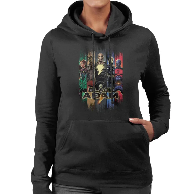 Black Adam And The Justice Society Of America Women's Hooded Sweatshirt