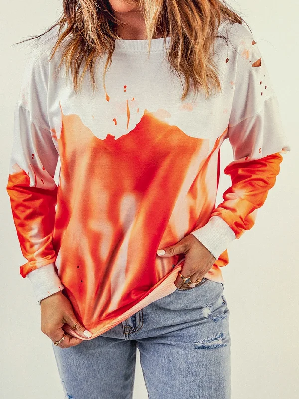 Eye-Catching Tie-Dye Pullover