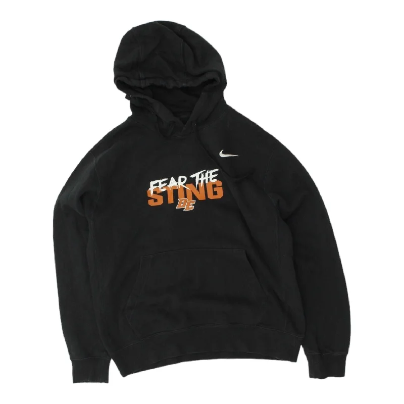 Fear The Sting DE Nike Mens Black Pullover Hoodie | Sportswear Hoody VTG