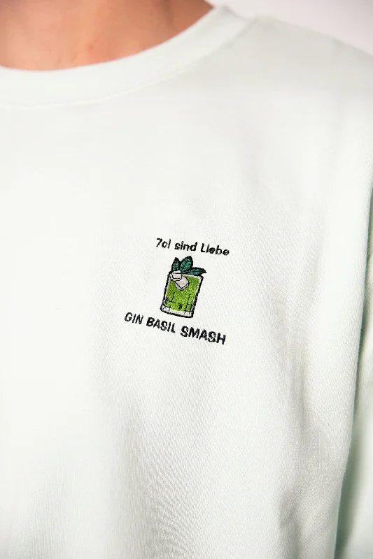 TAILORED TASTES Gin Basil Smash | Bestickter Bio-Baumwoll Unisex Pullover