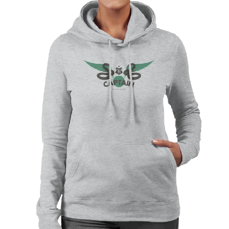 Harry Potter Golden Snitch Captain Slytherin Women's Hooded Sweatshirt