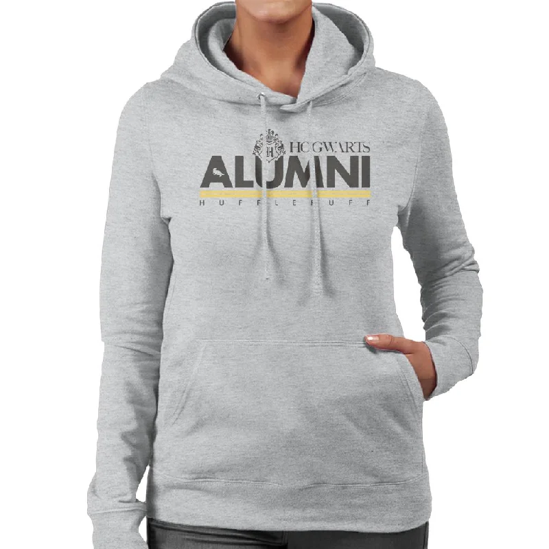 Harry Potter Hogwarts Alumni Hufflepuff Women's Hooded Sweatshirt