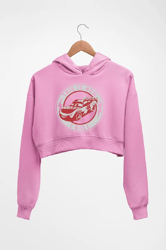 Lightning McQueen Crop HOODIE FOR WOMEN