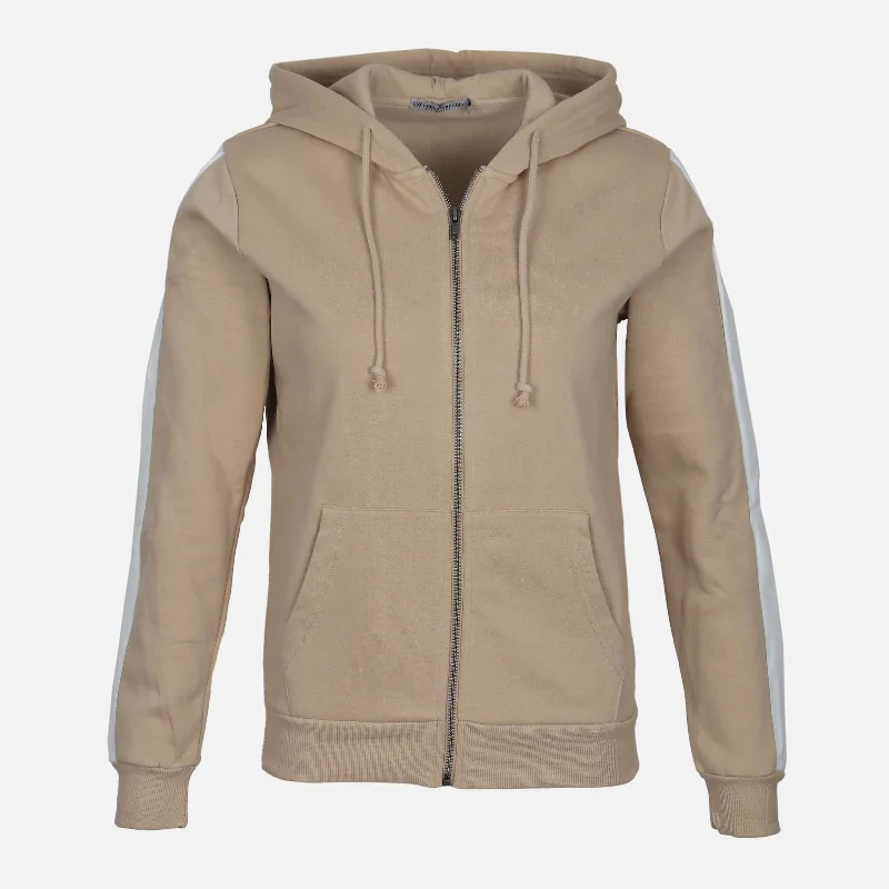 LADIES BASIC FLEECE FULLZIPPER HOODIE