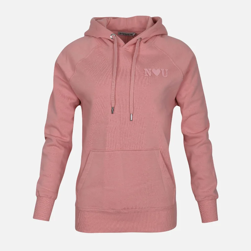 LADIES FLEECE LONG HOODIE