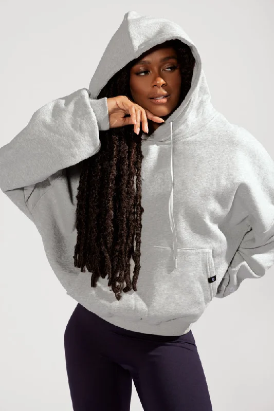 POPFLEX® Pullover Cloud Hoodie - Heather Grey