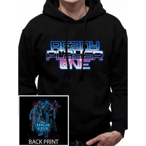 Ready Player One High Five Pullover Hoodie Adult