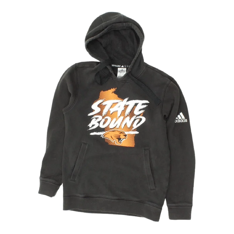 State Bound Oregon Panthers Girls Basketball Adidas Womens Black Pullover Hoodie