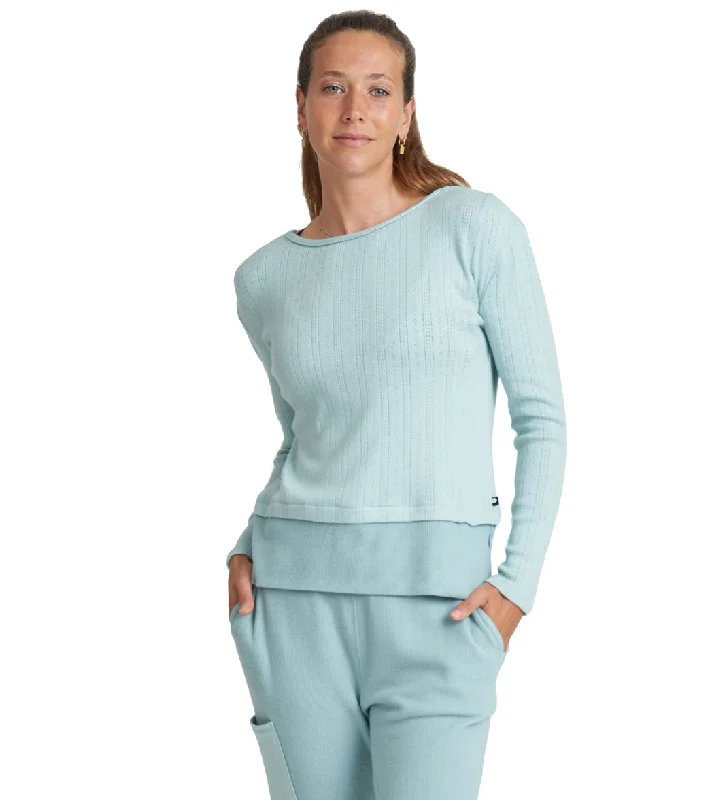 Thrive Societe Stash Pocket Pullover Blue Haze