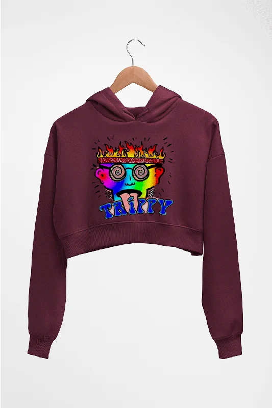 Trippy Crop HOODIE FOR WOMEN