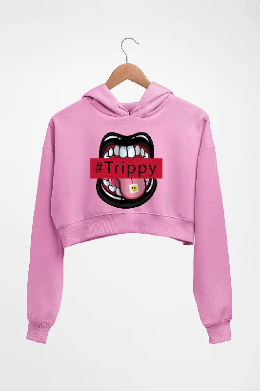 Trippy Crop HOODIE FOR WOMEN