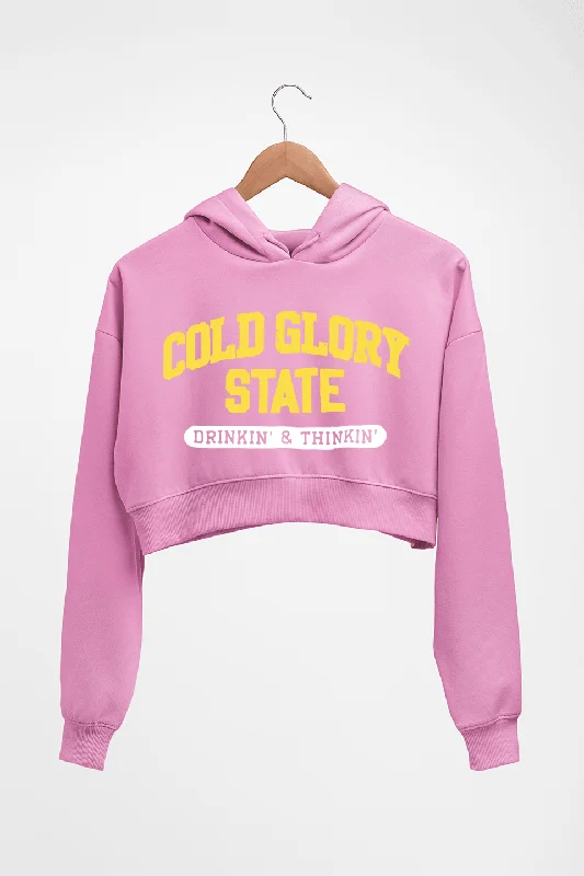 Varsity Cold Glory Crop HOODIE FOR WOMEN