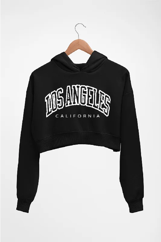 Varsity Los Angeles Crop HOODIE FOR WOMEN