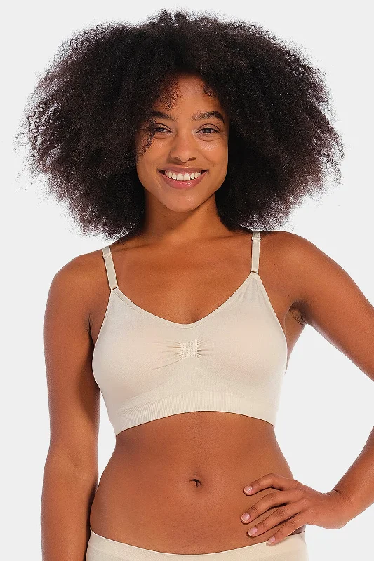 Comfort Bra Spaghetti Straps Bamboo Cream