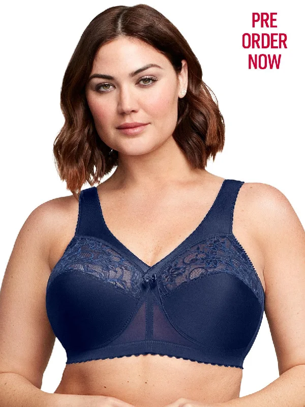 Glamorise Bra 1000 - Feel The Magic Wire-Free Support - Navy