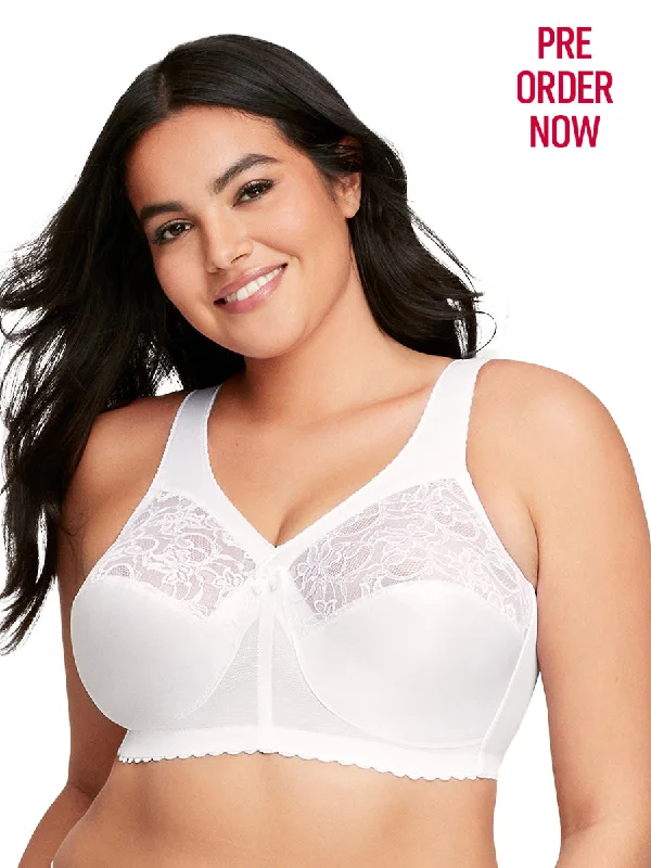 Glamorise Bra 1000 - Feel The Magic Wire-Free Support - White