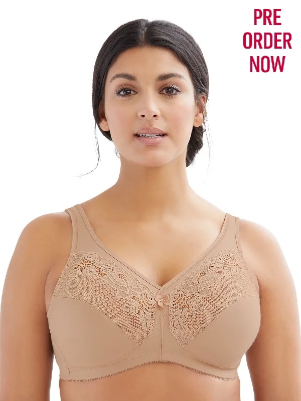 Glamorise Bra 1003 - Seamless Minimizer Support - Beige