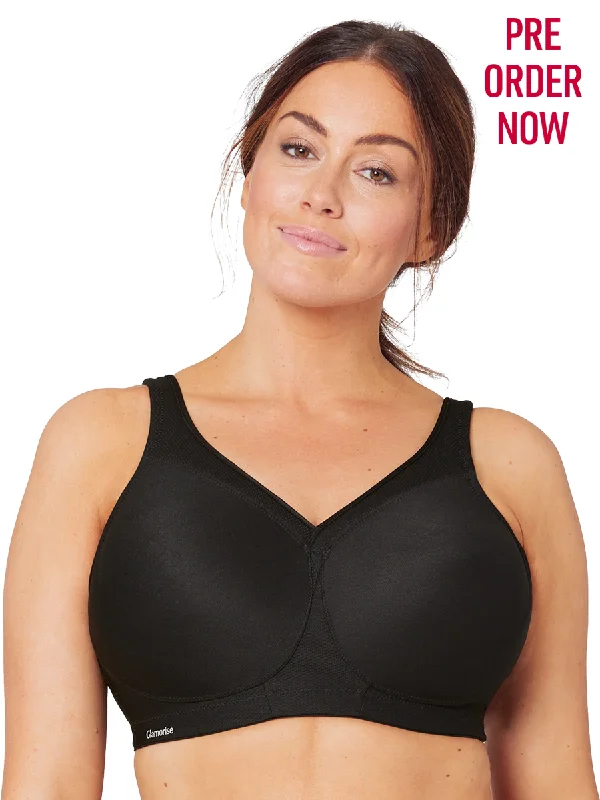 Glamorise Bra 1006 - The Versatile Medium Support Sports Bra - Black