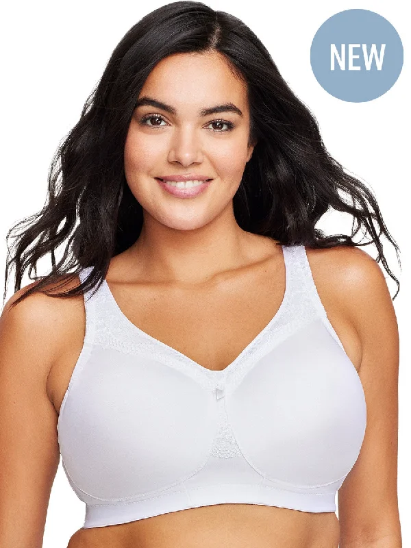 Glamorise Bra 1007 - MagicLift Seamless Everyday Bra - White