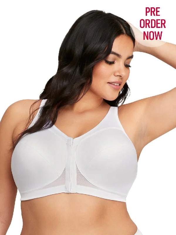 Glamorise Bra 1265 - 360 Support Front Close Posture - White