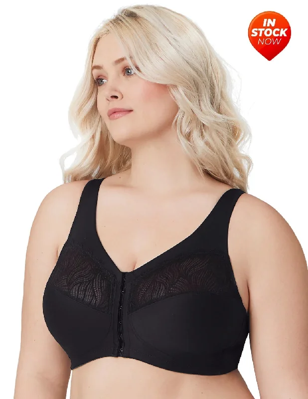 In Stock 1210 - Magiclift Natural Shape Front-Close Bra - Black