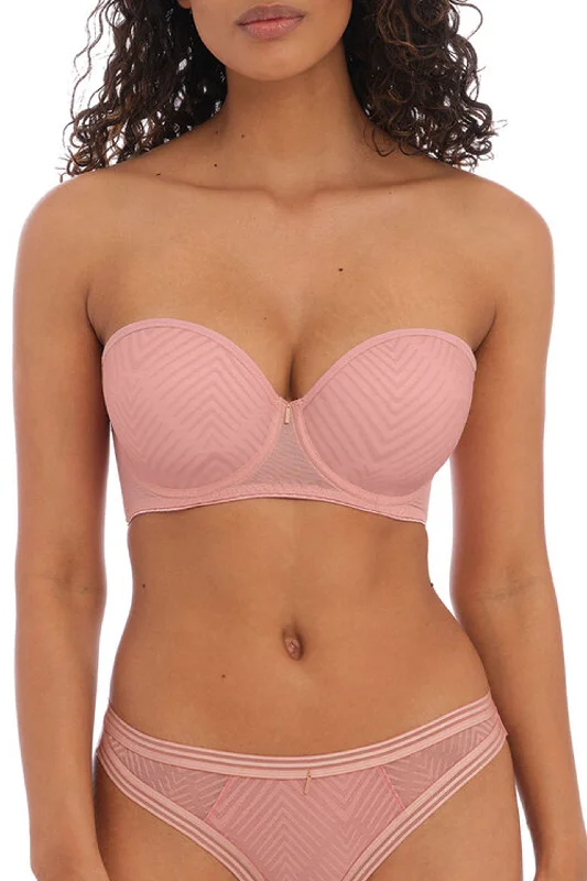 Tailored Moulded Strapless Bra Ash Rose