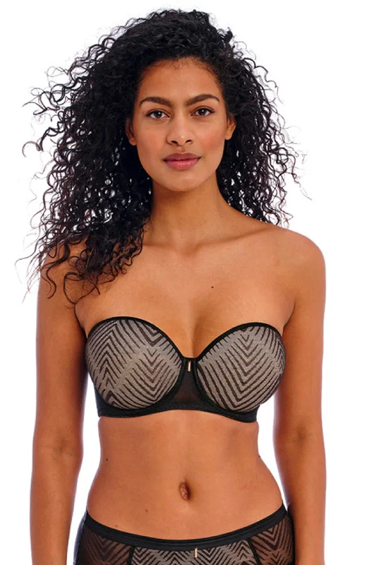 Tailored Moulded Strapless Bra Black