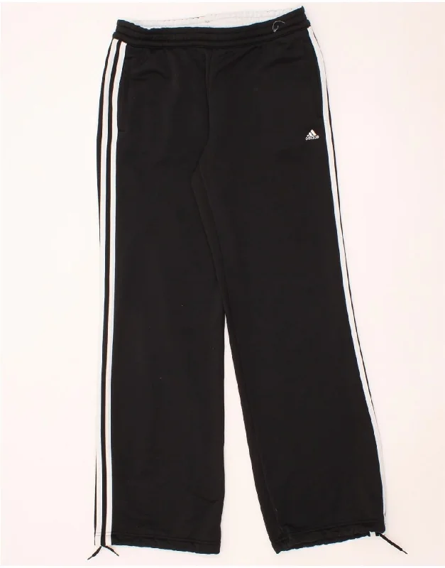 ADIDAS Womens Clima 365 Tracksuit Trousers UK 14 Medium Black Polyester